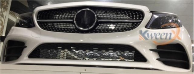 front bumper set n/m with diamond grille-205-2058856002