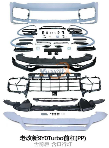 front bumper set update to 9Y0 Turbo+TKT front lip-958.2