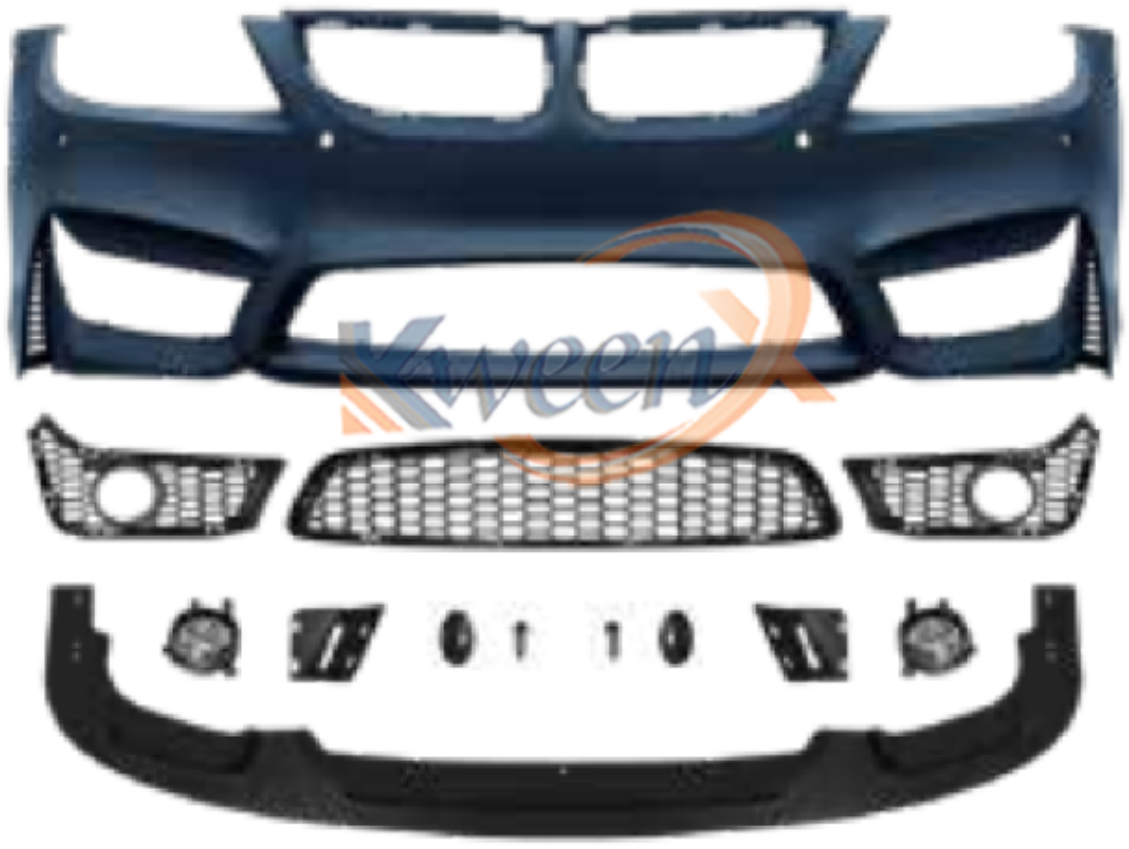 front bumper set M4(with fog lamp)-E90