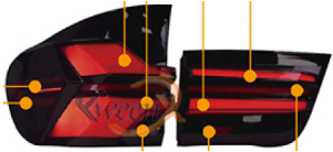 tail lamp update black-E70