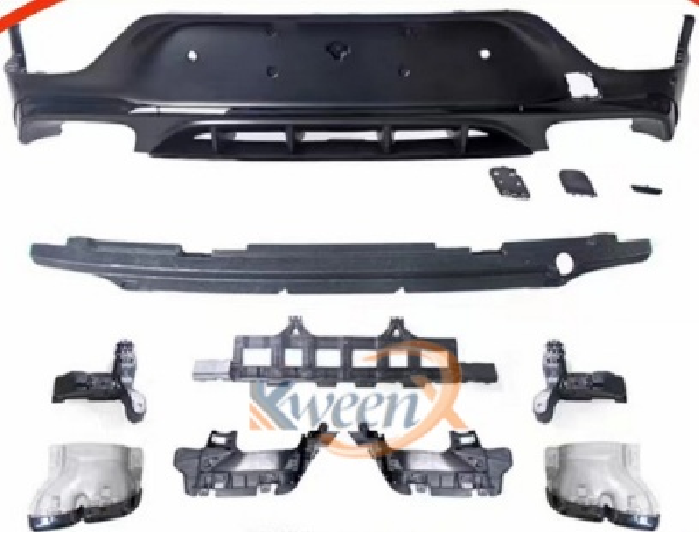 coupe rear bumper diffuser 2020 update AMG-X253