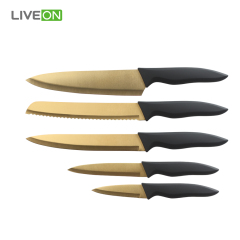 Titanium Rose Gold Set with Plastic Block