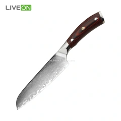 Military Grade G10 Handle 5'' Knife Santoku Knife
