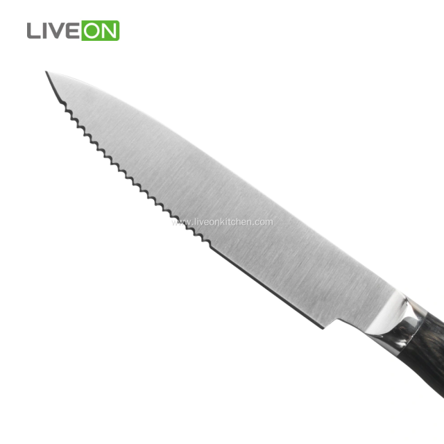 4Pcs Round Shape Handle Steak Knife