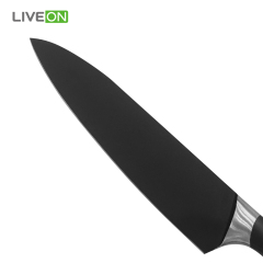 3 pcs Stainless Steel Black Oxide Knife Set