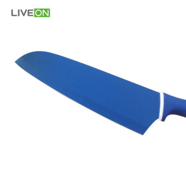 Coating Color Knife Set With Acrylic Stand