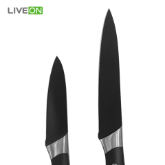 3 pcs Stainless Steel Black Oxide Knife Set