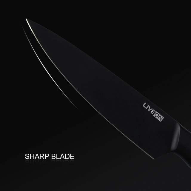 8'' Black Oxide Kitchen Chef Knife