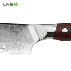 Military Grade G10 Handle 5'' Knife Santoku Knife