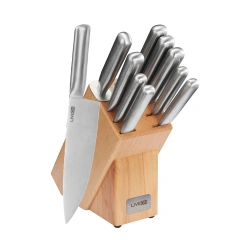 Hollow Handle Knife Set with Wood Block