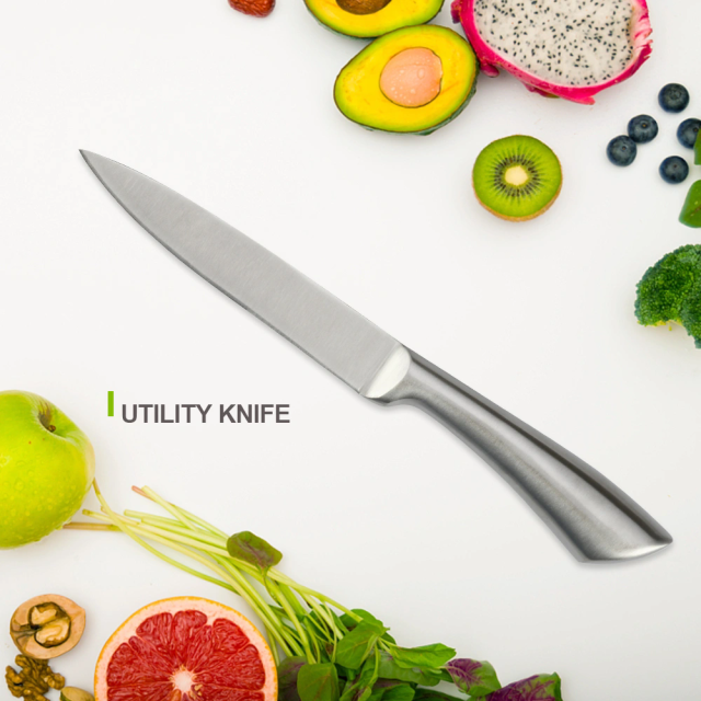 Stainless steel hollow handle utility knife