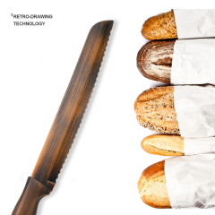 8'' Retro coating bread knife