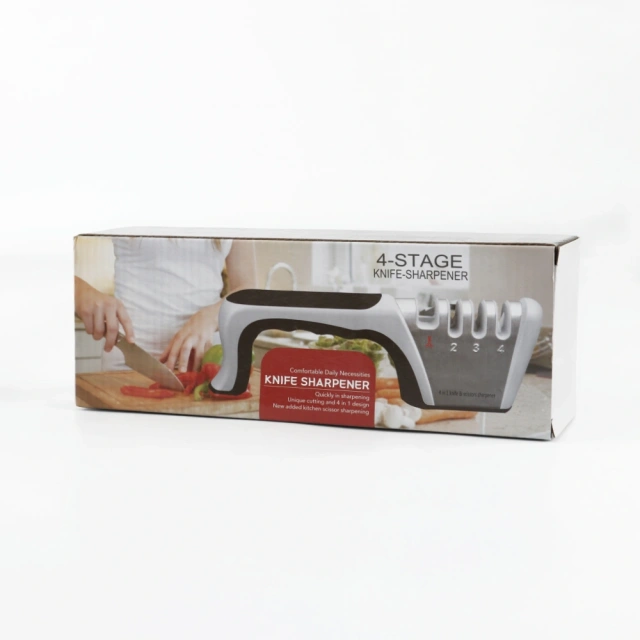 4 in 1 Manual Kitchen Knives Scissor Sharpeners