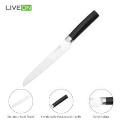 High Carbon Steel Bread Knife 8inch