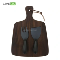 Cheese Knife With Ash Wood Board