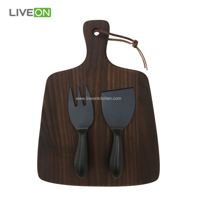 Cheese Knife With Ash Wood Board