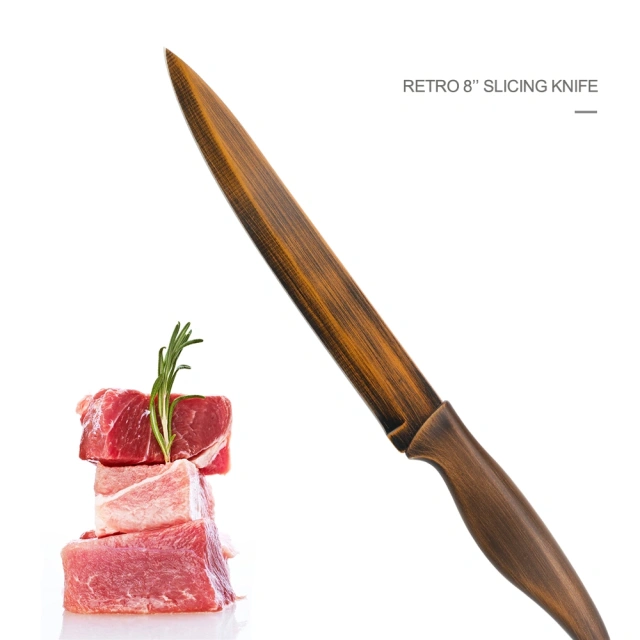 8'' Retro coating slicing knife