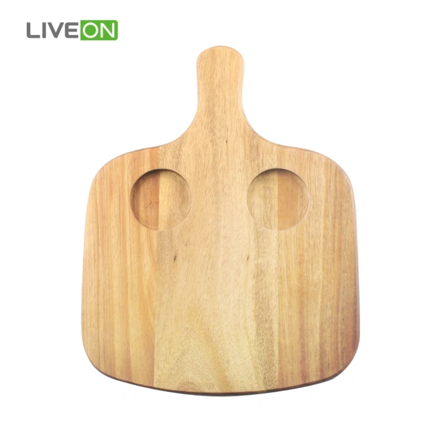 Wooden Cutting Cheese Board and Knife Set