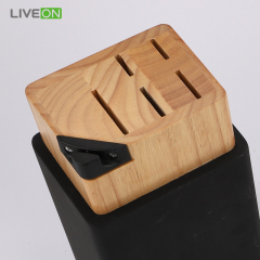 5pcs knife set with block