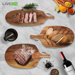 3pcs acacia wood wooden board