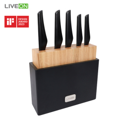 Black color & Anti-bacterial Kitchen Knife Set