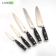 5pcs knife set with block
