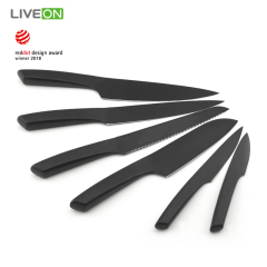 Red Dot Design kitchen knife 6pcs knife with magnetic block set