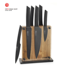 Red Dot Design kitchen knife 6pcs knife with magnetic block set