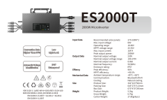 2KW Grid-tie Micro Inverter Photovoltaic Inverter Hybrid Solar Inverter For Household Power Generation
