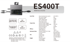 400W Grid-Tie Micro Inverter – Compact Solar Energy Solution for Roofs, Yachts, and RVs