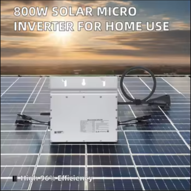 800W Solar On-Grid MicroInverter for Home Solar Generatory Power Plant