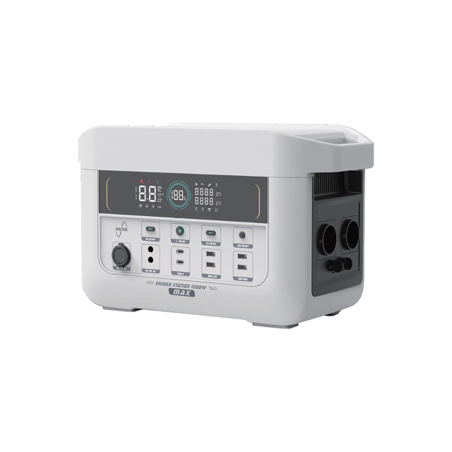 1200W Output Bidirection Digital Inverter LiFePO4 Battery Cells Portable Power Station