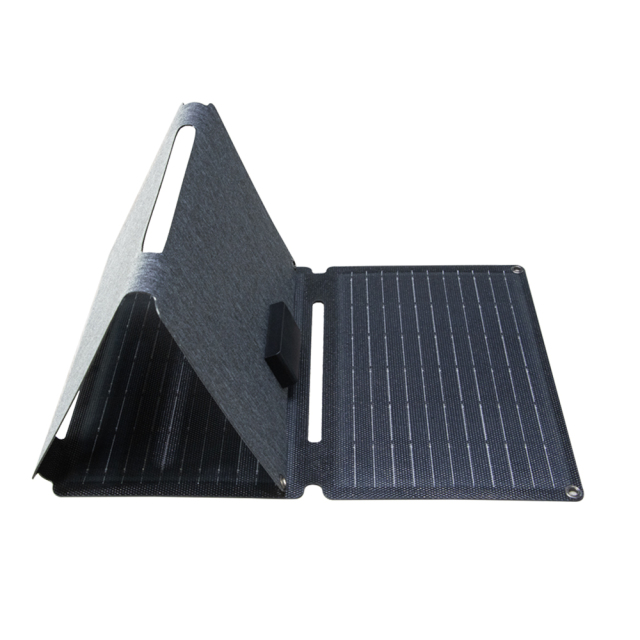 Painel solar portátil dobrável de 40 W com bateria de célula solar e painel fotovoltaico fotovoltaico