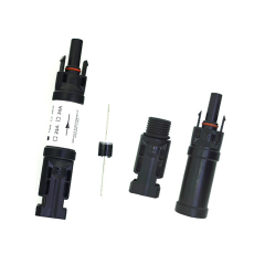 Conector Solar Fotovoltaico MC4 com Fusível Integrado e Diodo 1000V