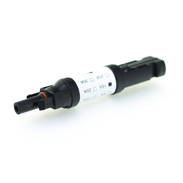 Conector Solar Fotovoltaico MC4 com Fusível Integrado e Diodo 1000V