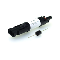 Conector Solar Fotovoltaico MC4 com Fusível Integrado e Diodo 1000V
