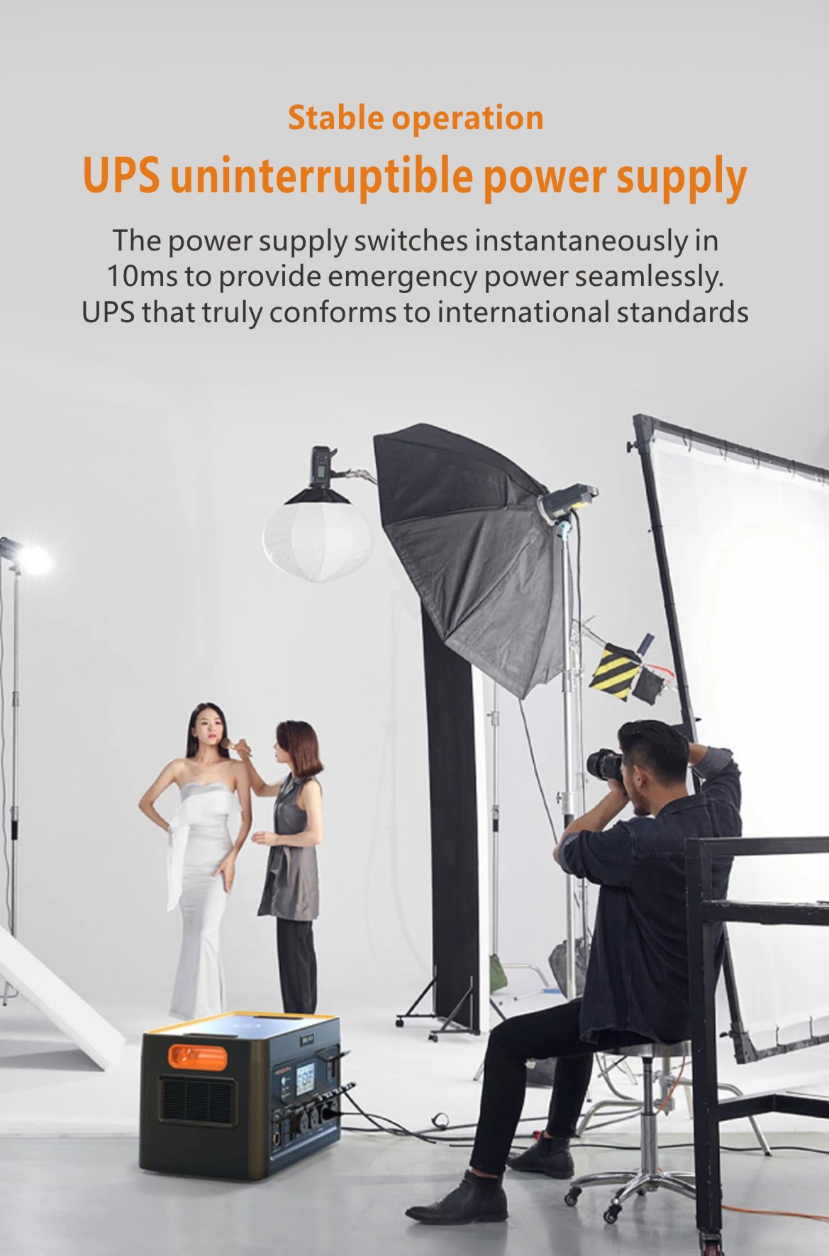 AC/PV Panel/Car Charging Portable Powerstation Balcony Solar Storage Generator Description - 4
