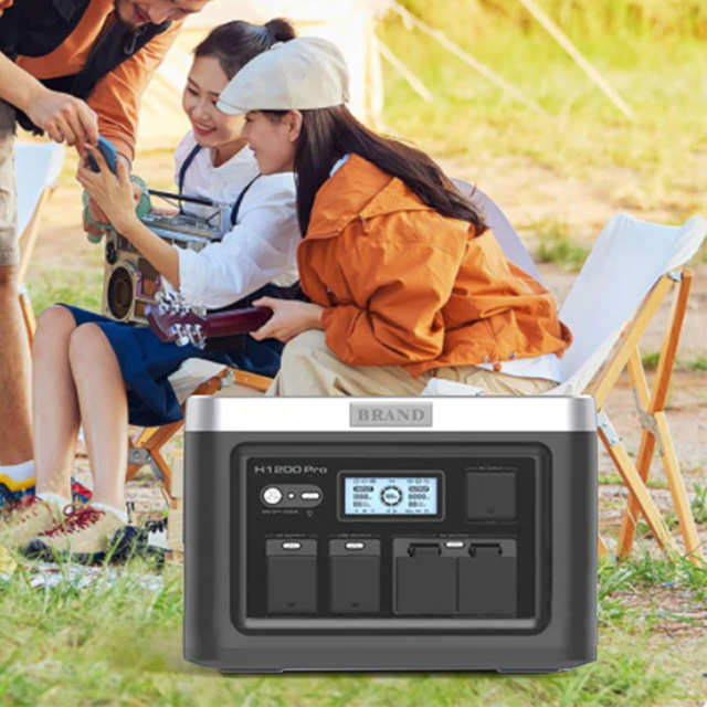 Estação de Energia Portátil Solar PCS 1200W com Carregamento PV Ultrarrápido e UPS