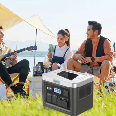 Estação de Energia Portátil Solar PCS 1200W com Carregamento PV Ultrarrápido e UPS