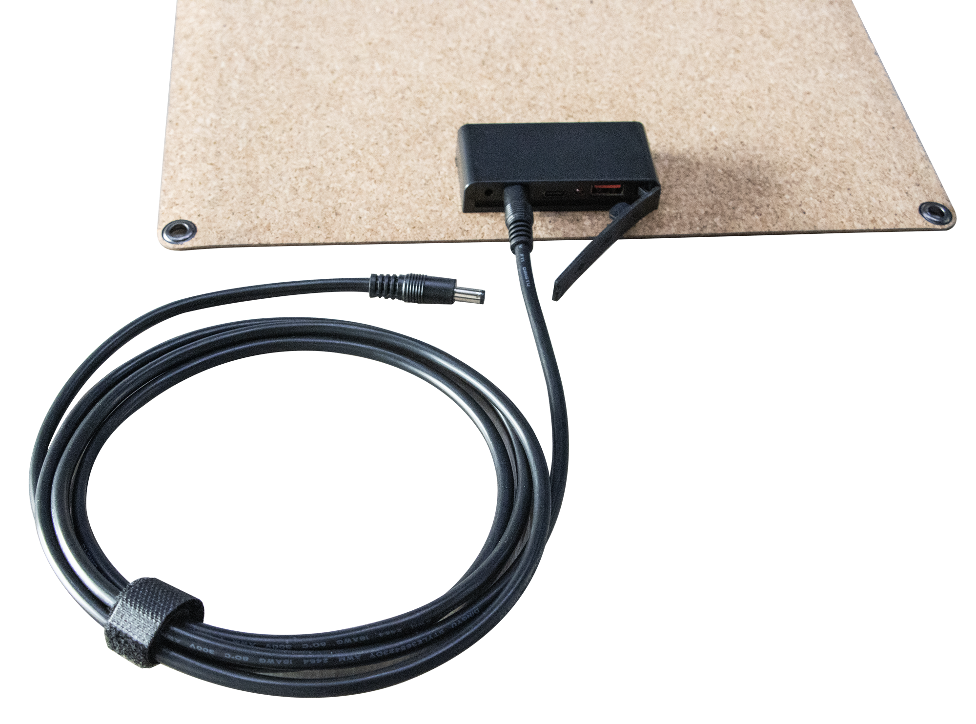 DC cable and power adaptor of the solar panel