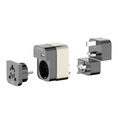 Power Converter Universal Travel Adaptor 4-in-1 Modular Power Plug