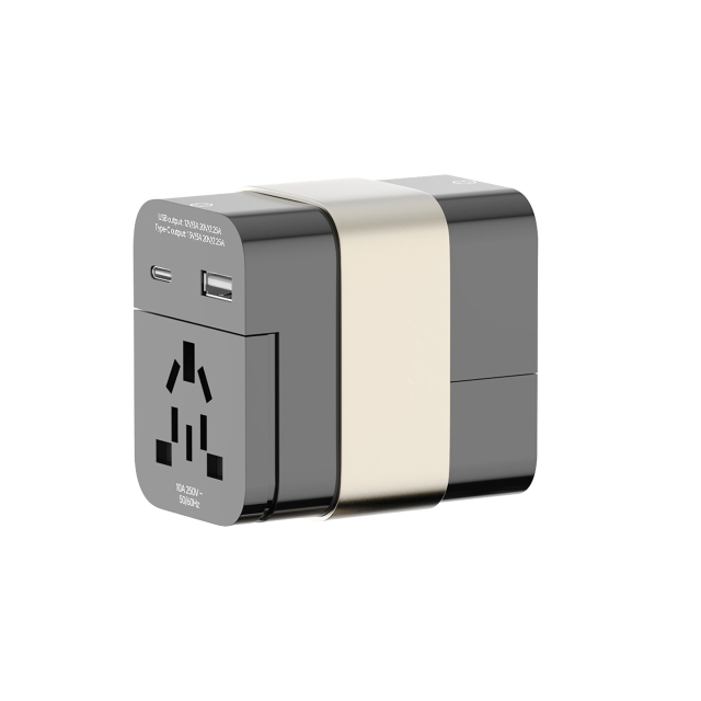 Power Converter Universal Travel Adaptor 4-in-1 Modular Power Plug
