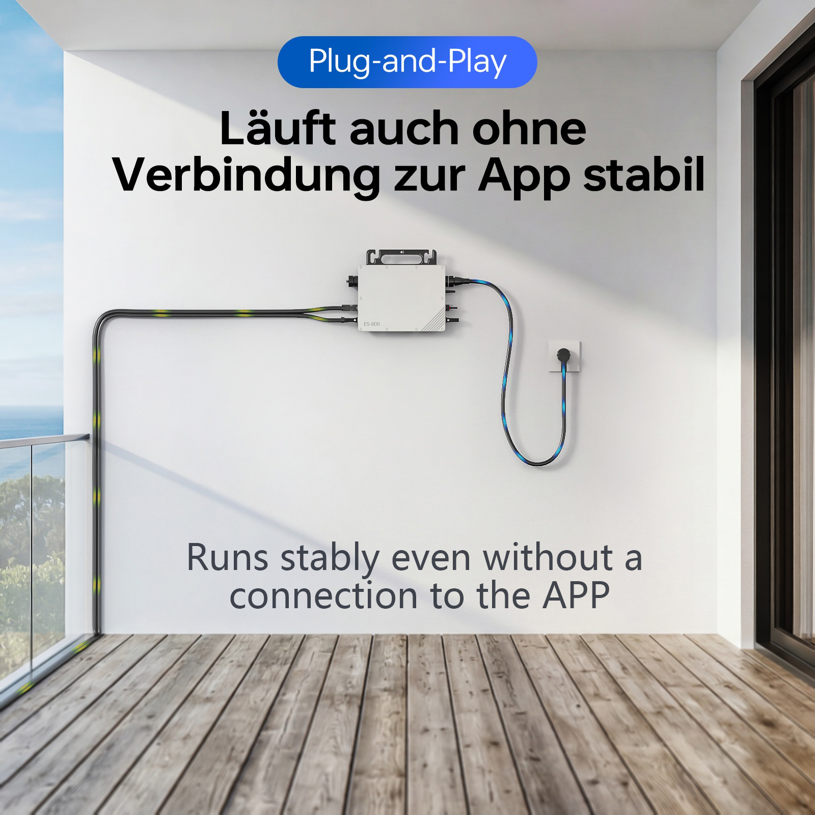 ES800 Läuft auch ohne Verbindung zur App stabil