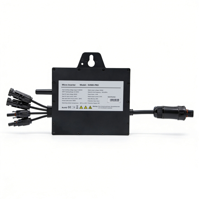 800W IP67 Plug-and-play Grid-tie Microinverter For Solar Power Plant