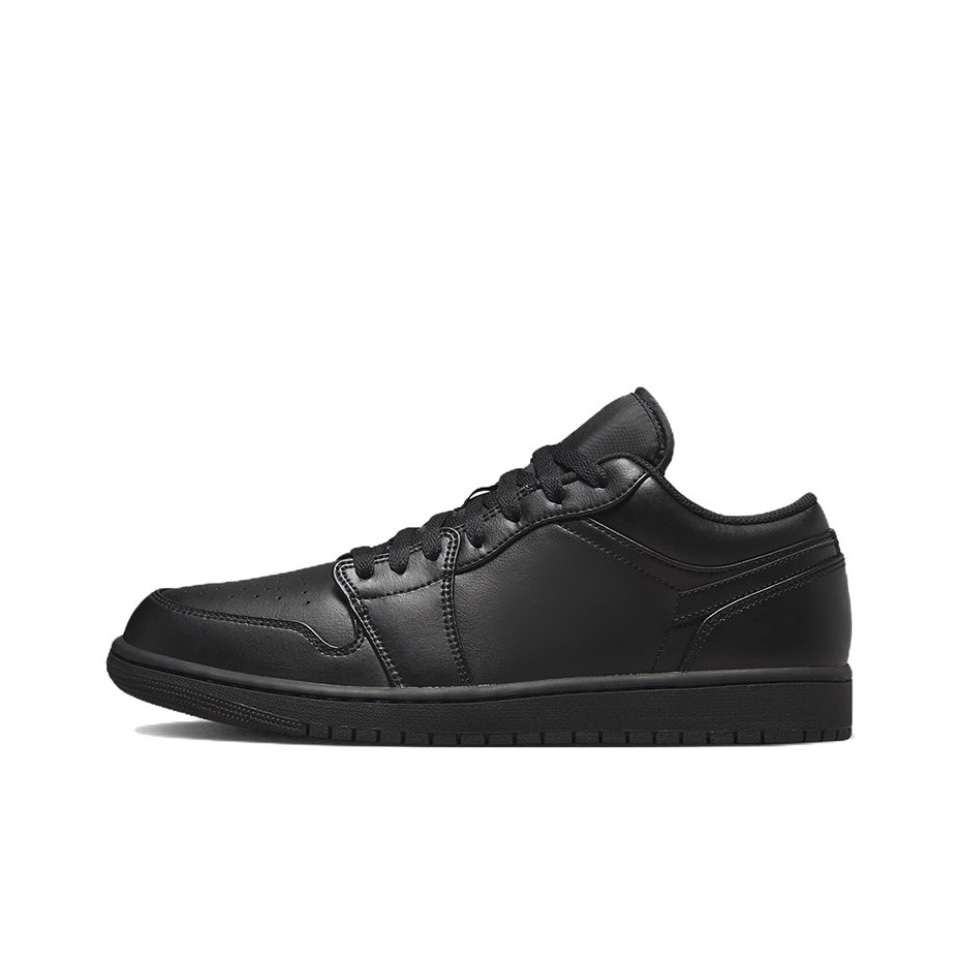 With shoe box:Air Jordan 1 Low Black Green Black Purple Black White Black Pink Black Gold Toe Black Warrior Board Shoes Sports