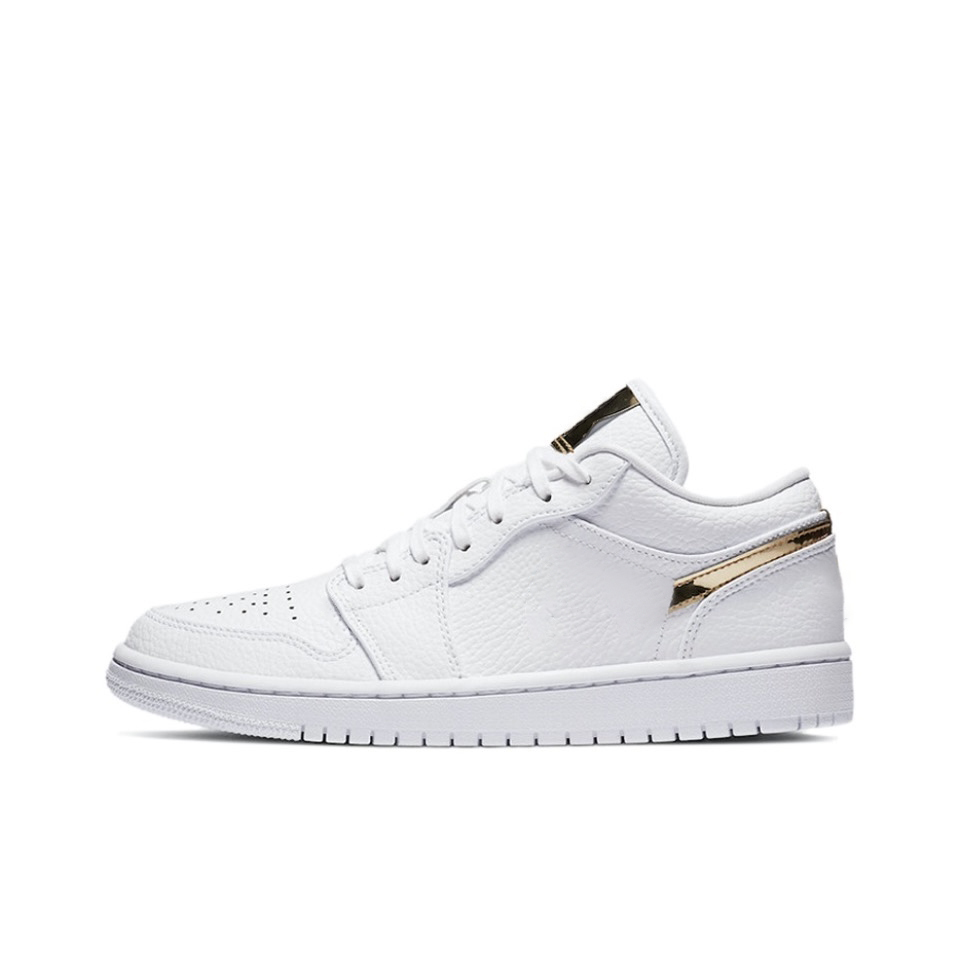 With shoe box:Air Jordan 1 Low Black Green Black Purple Black White Black Pink Black Gold Toe Black Warrior Board Shoes Sports