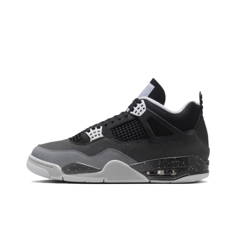 With shoe box: Jordan4  AJ4 Flame Red Hot Lava White Purple White Red Green Fear Black White Oreo sneakers Retro basketball shoes