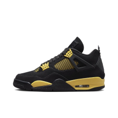 AJ4- Black Yellow