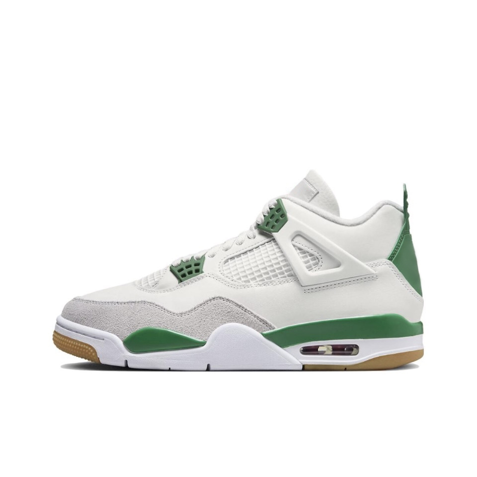 With shoe box: Jordan4  AJ4 Flame Red Hot Lava White Purple White Red Green Fear Black White Oreo sneakers Retro basketball shoes