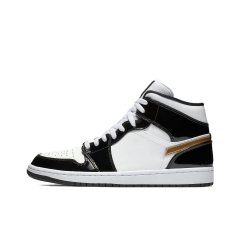 AJ1Mid - Black Gold